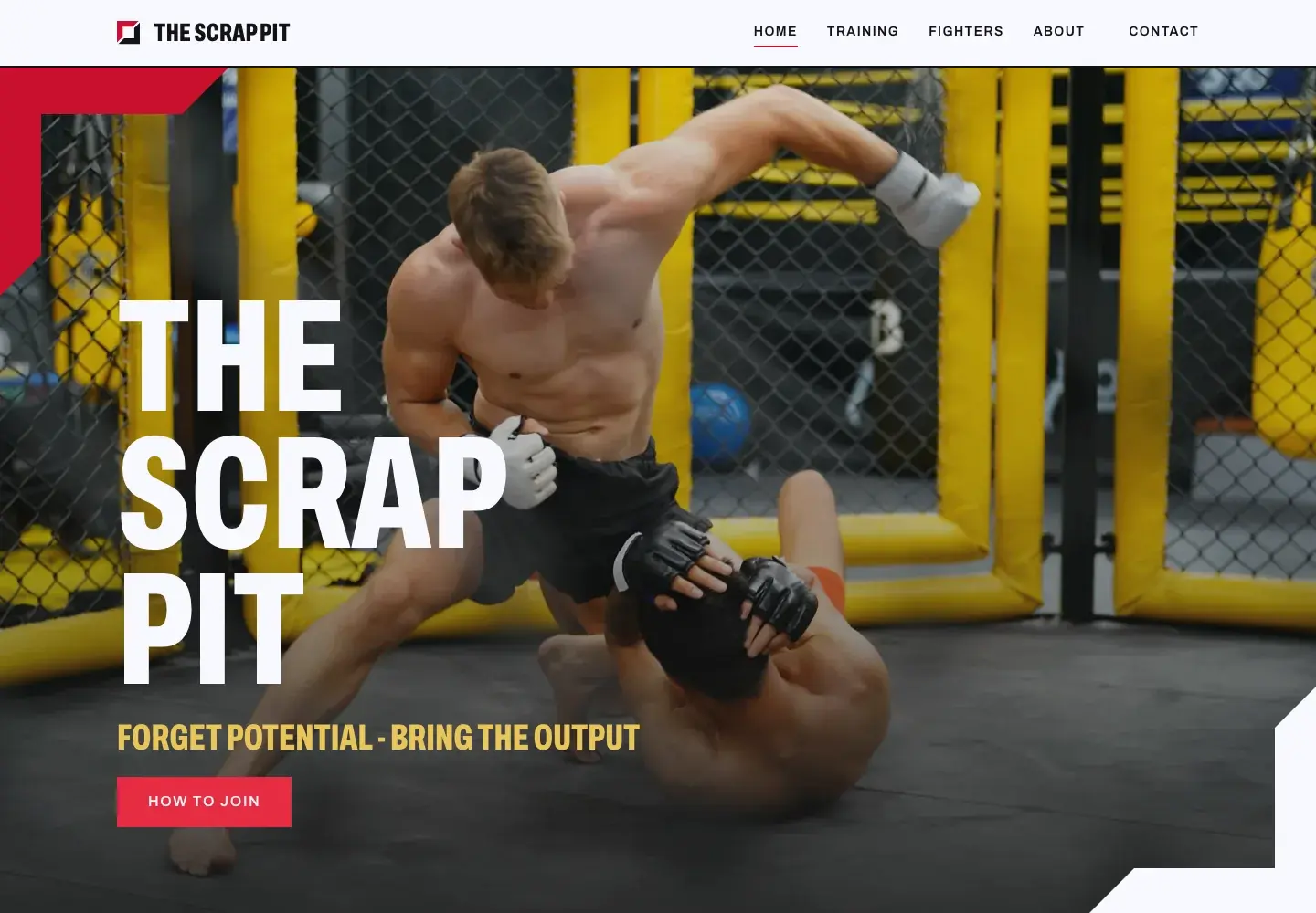 The Scrap Pit website preview